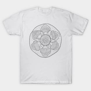 Mandala - Rounded T-Shirt